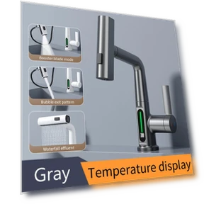 Умный кран с цифровым дисплеем — Смесители и комплектующие для раковин, Harmonious Living Home
