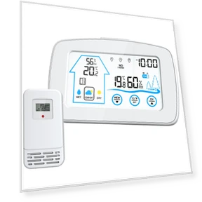 Цифровая метеостанция с сенсорным экраном и подсветкой — Метеостанции, TOMTOP