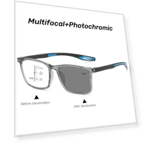 Мультифокальные фотохромные очки для чтения — Очки для чтения, Wipon