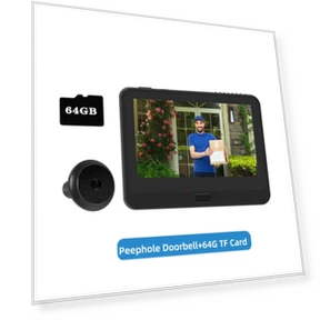 Скрытый электронный кошачий глаз с WiFi — Дверные звонки, Qichuanxin