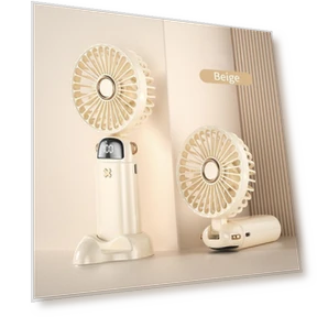 Мини-портативный вентилятор с умным светодиодным цифровым дисплеем — Персональные вентиляторы, TianJinGeErLiShangMaoYouXianGongSi