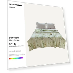 Печатное легкое одеяло из 100% хлопка — Одеяла, JDST online