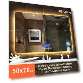 Умное зеркало для макияжа с Bluetooth и светодиодной подсветкой — Для макияжа, Vinde Home