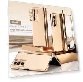 Чехол-шарнир с сенсорной ручкой для Samsung Galaxy Z Fold — Аксессуары для телефонов, OMG IED