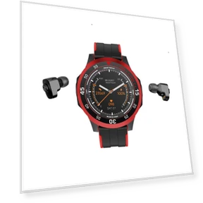 Беспроводная гарнитура TWS 2 в 1 с функцией Bluetooth и умные часы — Браслеты и клипсы, Tiktop2