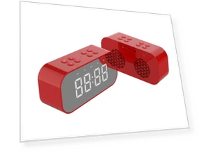 Беспроводной Bluetooth светодиодный будильник с динамиком и зеркалом — Будильники, Smarter than future