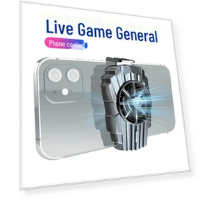 Беспроводной охлаждающий зажим для мобильного телефона с регулируемым воздушным охлаждением и зарядкой — Охлаждающие подставки, Home of smartphone & tablet accessories