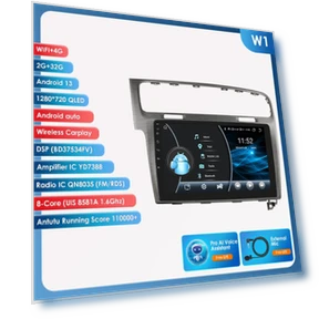 Автомобильное радио с Android 13, 10.1 дюймов, 2 Din — Автомагнитолы, Hizpo