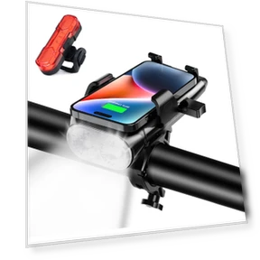 Велосипедный фонарь с USB-зарядкой для смартфона — Фары для велосипедов, Sunly