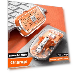 Беспроводная мышь со светодиодным дисплеем батареи — Коврики для мыши, VAORLO