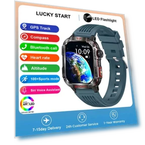 Спортивные смарт-часы с GPS и Bluetooth-звонком — Умные часы, Lucky Start