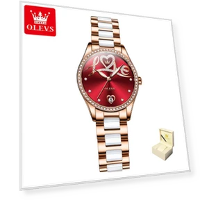 Женские часы Love Diamond Dial — Часы и аксессуары, OLEVS