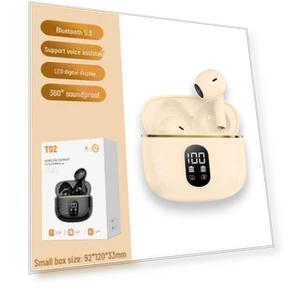 Наушники TWS с дисплеем батареи — Внутриканальные наушники, AI Supermarket