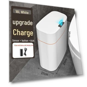 Умная индукционная мусорная корзина с крышкой — Кухонные урны, Serene Greens
