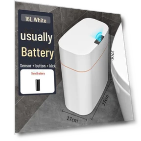 Умная индукционная мусорная корзина с крышкой — Кухонные урны, Serene Greens