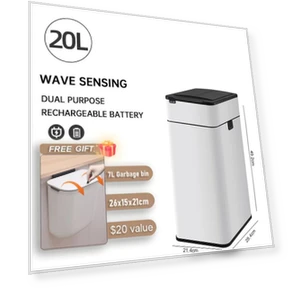 Умный мусорный бак из нержавеющей стали — Кухонные урны, QIANBAIDI