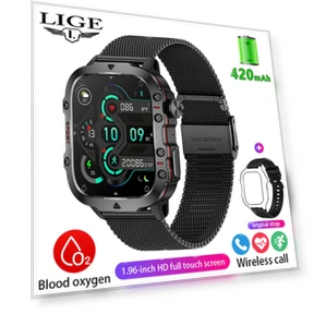 Смарт-часы с квадратным экраном — Умные часы, LIGE