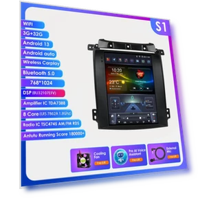 Стильный сенсорный экран для автомобиля с Android 13 — Автоэлектроника и аксессуары, Hizpo