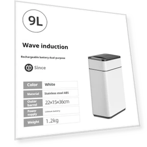 Умный мусорный бак из нержавеющей стали — Кухонные урны, Homedepot
