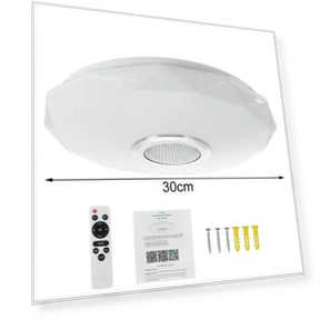 Потолочный светильник с Bluetooth-динамиком — Комплекты освещения для потолочных вентиляторов, Refreshing Home