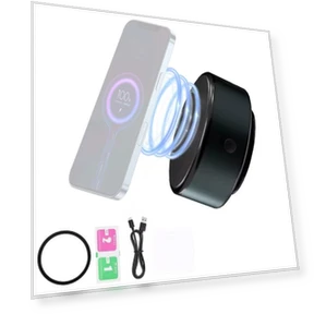 Магнитный беспроводной держатель для телефона с зарядкой — Комплекты для установки в приборную панель, Auto Launcher