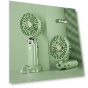Мини-портативный вентилятор с умным светодиодным цифровым дисплеем — Персональные вентиляторы, TOP HOME