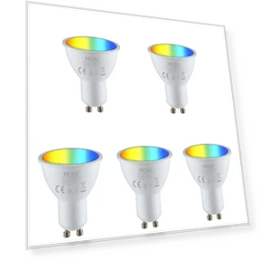 Умная LED лампа GU10 — Светодиодные, Fast charging