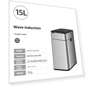 Умный мусорный бак из нержавеющей стали — Кухонные урны, Refreshing Home