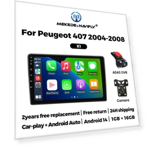 Мультимедийный проигрыватель для Peugeot 407 2004-2011 — Аксессуары и крепления для установки, Auto Launcher