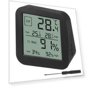 Настольные часы с сенсорным экраном — Комнатные термометры, IKEA Supermarket