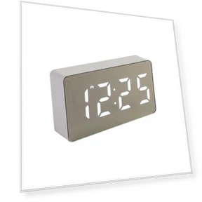 Светодиодное зеркало-будильник — Часы, Comfort Homeware