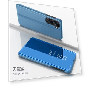 Чехол роскошный умный зеркальный откидной с подставкой — Базовые чехлы, case-A1