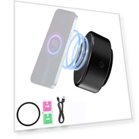 Магнитный держатель для телефона с беспроводной зарядкой — Комплекты для установки в приборную панель, A Auto Parts Mall