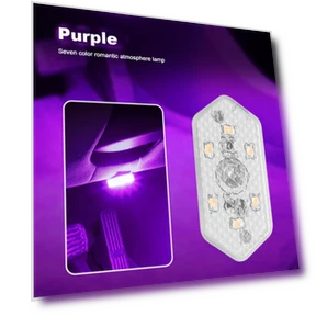 Многоцветные автомобильные фонари с USB зарядкой — Подсветка, Cars Auto Home