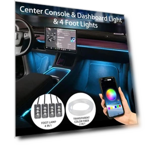 Неоновые трубки для центральной консоли — Подсветка, Timeless Home