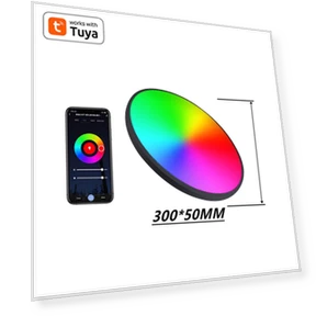 Умный круглый потолочный светильник RGB — Потолочные светильники, COMKIDS MALL