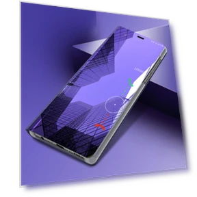 Умный зеркальный противоударный чехол для телефона — Базовые чехлы, Wolf fashion