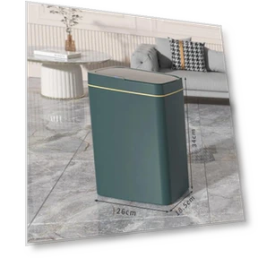 Умный мусорный бак для ванной комнаты с автоматическим пакетированием — Кухонные урны, Serene Homes