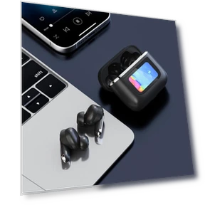 Беспроводные наушники с цветным светодиодным экраном — Внутриканальные наушники, Vinde Home