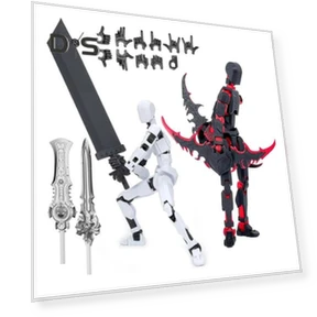 3D-печатная фигурка робота с аксессуарами — Куклы и фигурки, Play with You