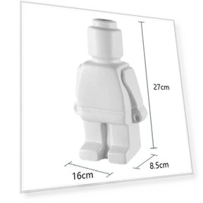 Керамическая ваза-робот в скандинавском стиле — Вазы, TOP-MALL-001