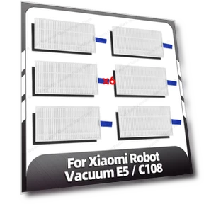 Совместимость с Xiaomi Robot Vacuum E5 / C108 сменная боковая щетка HEPA фильтр швабры запасные части аксессуары — Запчасти и аксессуары для пылесосов, Modern Home Furnishing