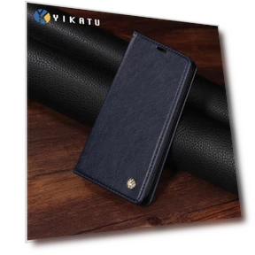 Кожаный чехол-книжка с держателем для карт — Базовые чехлы, hengbo-Cases