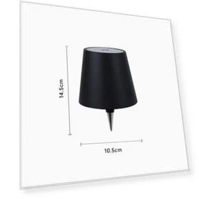 Беспроводная светодиодная лампа в виде бутылки вина — Оригинальные светильники, DC-HOME Textile