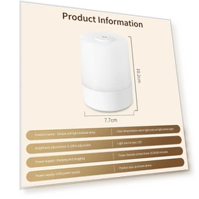 Перезаряжаемый сенсорный ночник с дистанционным управлением — Лампы и абажуры, TOP-MALL-001