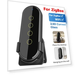 Беспроводной умный выключатель света 4 Gang 12 сцен — Диммеры, Modern Home Furnishing