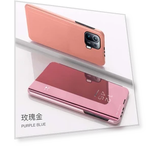 Умный зеркальный магнитный кожаный чехол-книжка — Чехлы-книжки, CASE-FE1