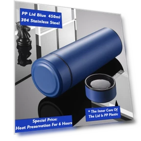 Умная термокружка с дисплеем температуры — Подогреватели напитков, TOP-MALL-001