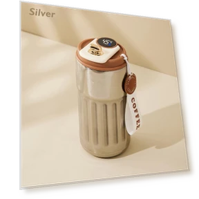 Умная дорожная кружка с дисплеем температуры — Подогреватели напитков, TOP-MALL-001