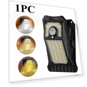 Солнечная светодиодная лампа для безопасности с датчиком движения — Прожекторы и охранное освещение, LIUXING Fire Solar Lamp